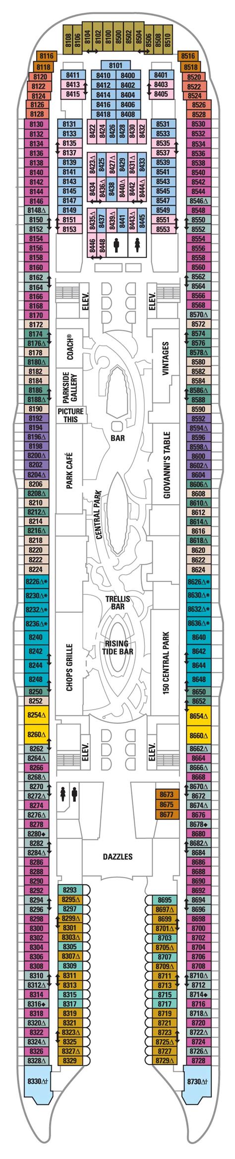 allure of the seas deck plans